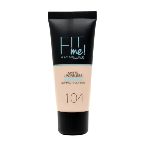 Maybelline Fit Me Matte & Poreless Foundation 104 Soft Ivory 30ml