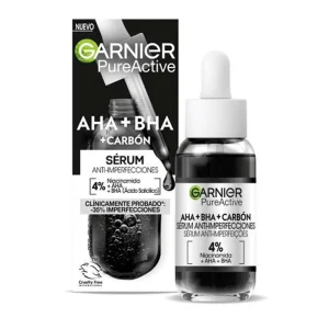 Garnier Pure Active Aha Bha Carbón Sérum Anti-Imperfecciones 30ml
