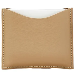 La Bouche Rouge Camel Leather Compact Case