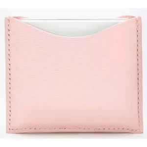 La Bouche Rouge Pink Leather Compact Case