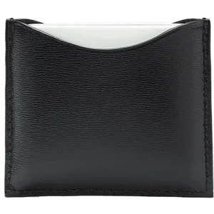 La Bouche Rouge Black Leather Compact Case