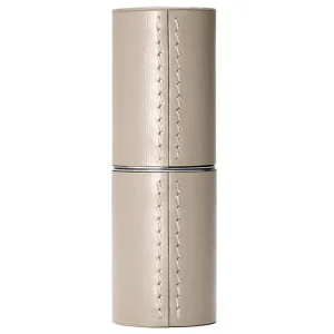 La Bouche Rouge Beige Leather Lipstick Case