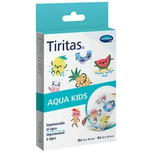 Hartmann Adhesive Bandages Aqua Kids 2 Sizes 12U