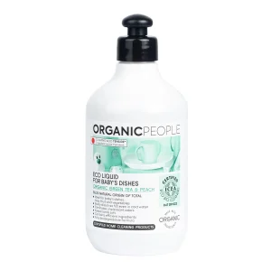 Organic People Organic Green Tea y Peach Eco Liquid For Baby's Dishes 200ml
