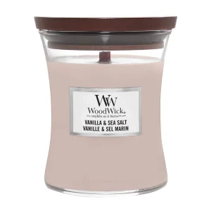 Woodwick Vela Vanilla y Sea Salt 275g
