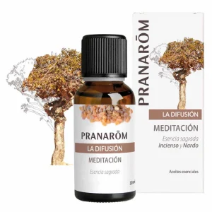 Pranarom Meditation Diffusion Sacred Incense Organic Essential Oil 30ml