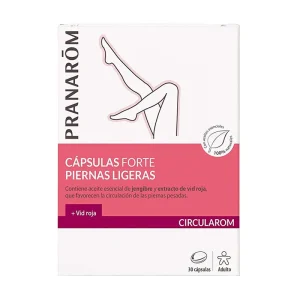 Pranarôm Circularom Forte Light Legs And Circulatory Comfort 30 Capsules
