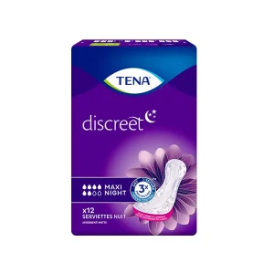 Tena Discreet Maxi Night  Incontinence Pad 12Und