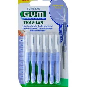 Sunstar Gum Interdental Brush 0,6mm Trav-Ler 6 Uds