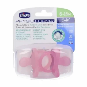 Chicco PhysioForma Soft Pacifiers Pink 6-16M