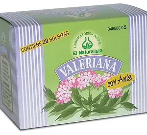 El Natural Valeriana Con Anis 20 Bolsitas Infusion