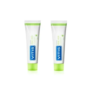Vitis Duplo Aloe Vera Toothpaste Apple Flavor  2X150ml +75ml Free
