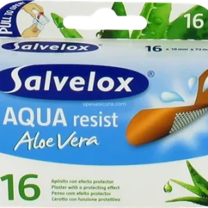 Salvelox Aqua Resist Aloe Vera Adhesive Dressing 16 Uts