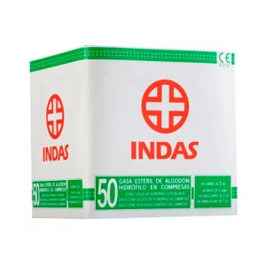 Lisubel Sterile Gauze Gauze Pads Hydrofolic Cotton Compresses 50U