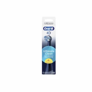 Oral-B iO Ultimate Clean Black Replacement Heads 4 Pack