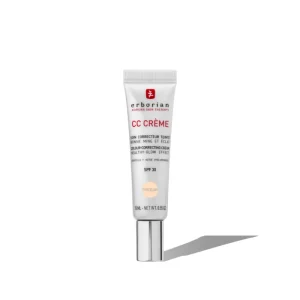 Erborian CC Crème Colour Correcting Cream Spf30 Porcelain 15ml