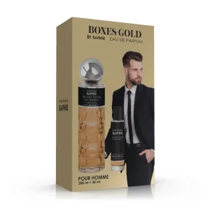 Saphir Boxes Gold Edp Spray 200ml 30ml Sets