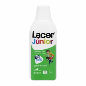 Lacer Junior Fluoride Mouthwash Mint Flavor +6 Years 500ml