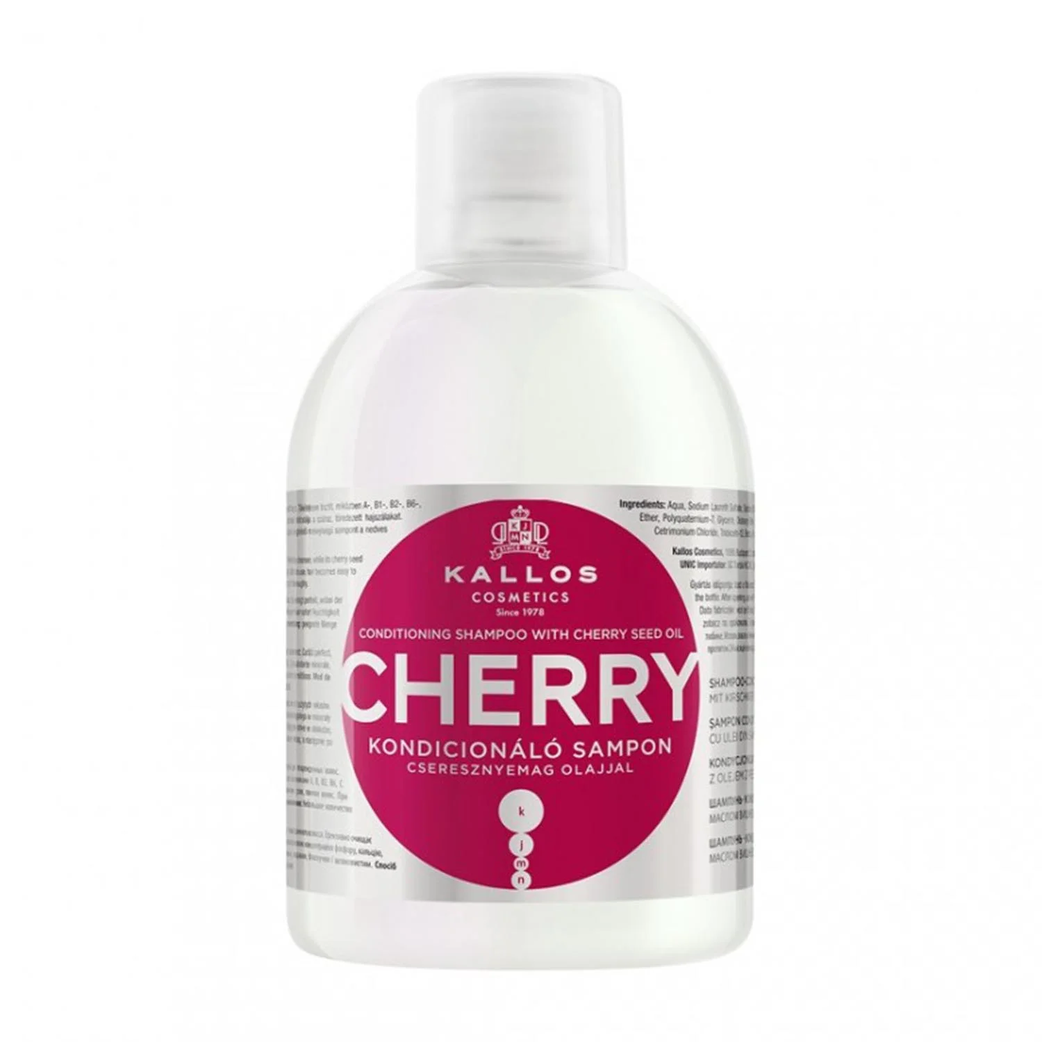Kallos Cosmetics Kallos Cherry Champu Con Aceite Semillas De Cereza 1000ml