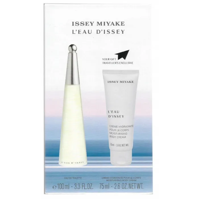 Issey Miyake L'Eau D'Issey Eau De Toilette Spray 100ml Set 2 Pieces